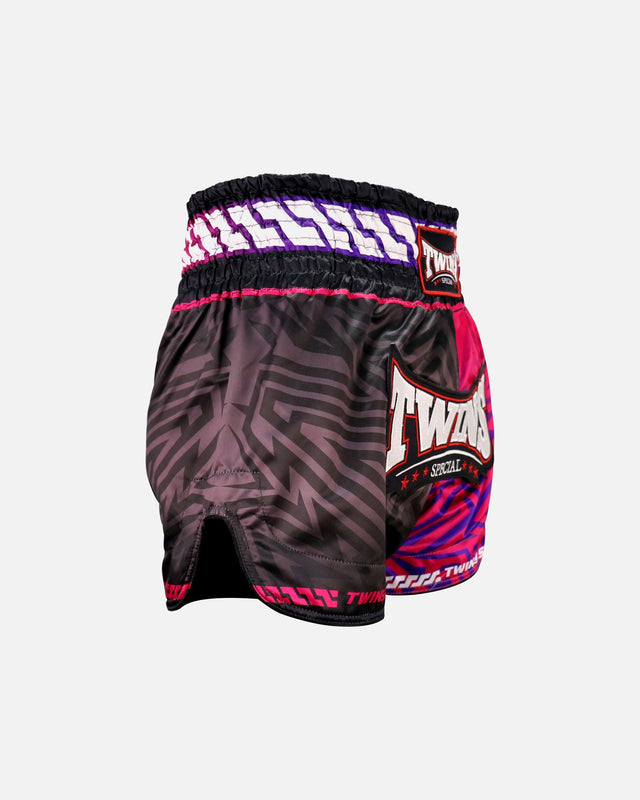 Twins Muay Thai shorts TTBL Maze – Lyserød