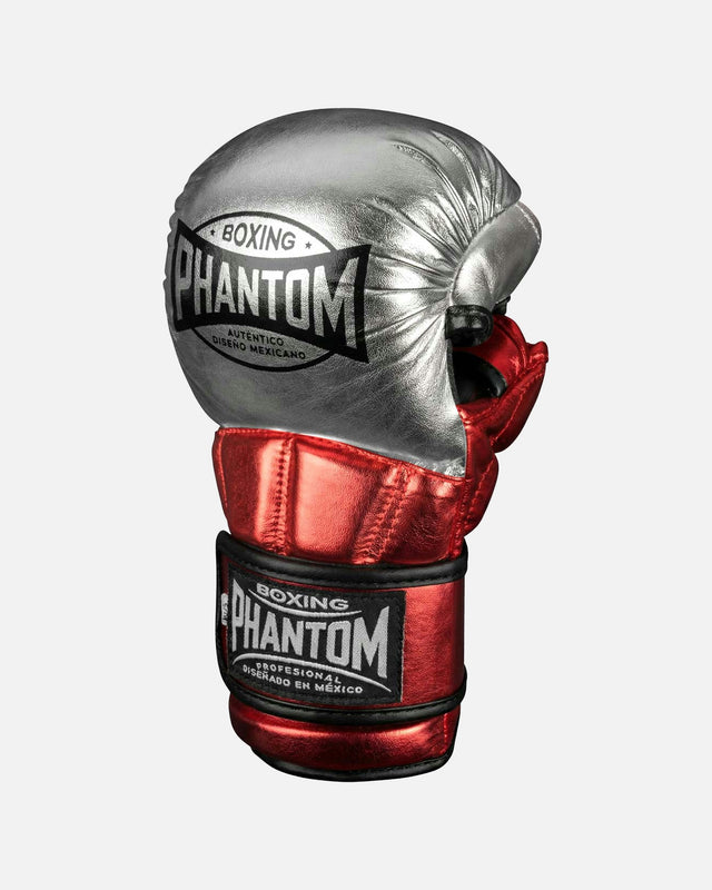 Phantom Athletics MMA-handskar Mexico – Silver/Röd