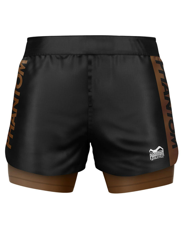 Pantaloncini a compressione Phantom Athletics Fusion-R 2in1 Ranked – Blu