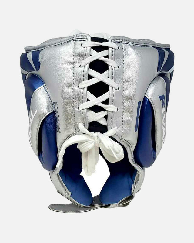 Casco da boxe Rival RHG100 Professional – Blu/Argento