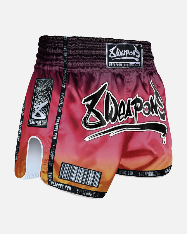 Pantaloni scurți Muay Thai 8 WEAPONS Vivo Sunsphere – Multicolor