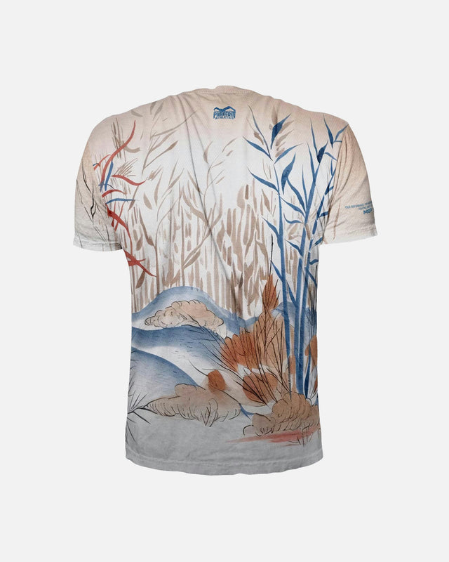 Tricou de antrenament Phantom Athletics EVO Japan – Bej/Albastru/Roșu
