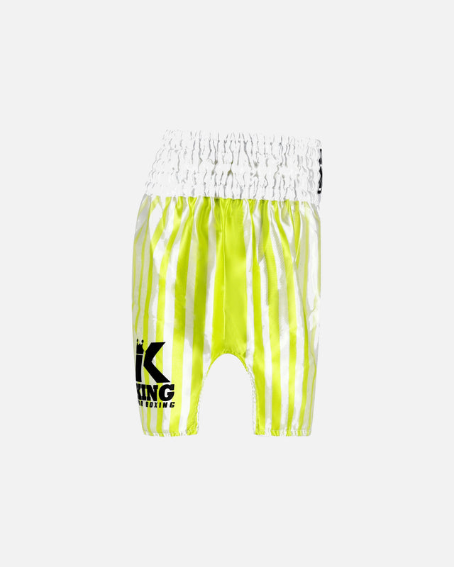 Shorts de Muay Thai King Pro Boxing Bloodline – Blanc