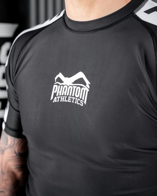 Phantom Athletics Rashguard EVO Apex Korta ärmar – Svart