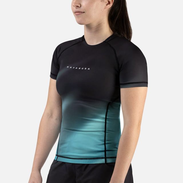 Rashguard Hayabusa Apex Nova Manches courtes Femme - Petrol
