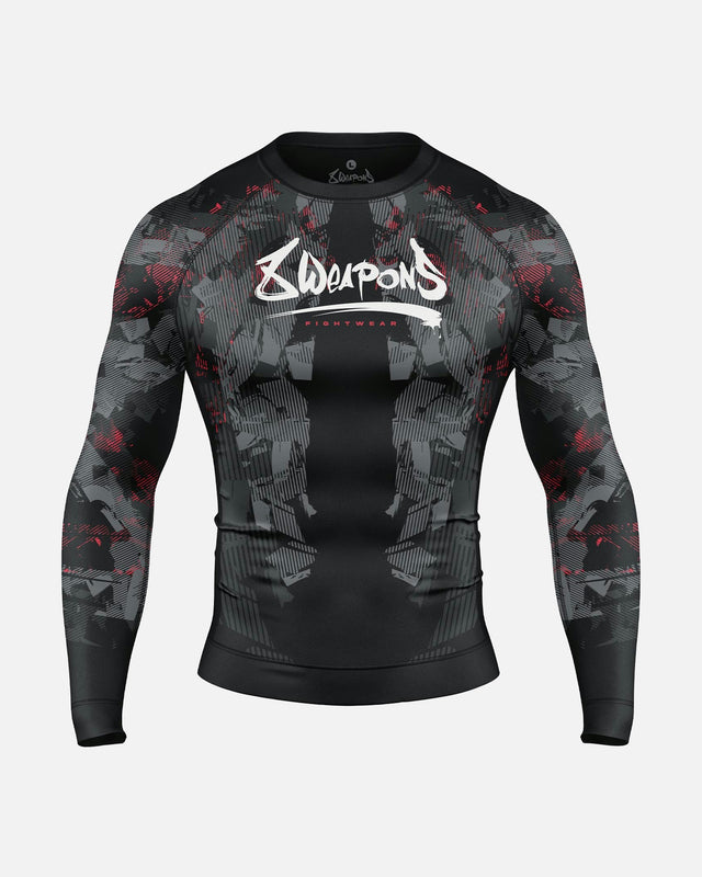 Rashguard 8 WEAPONS Hit 2.0 – Czarny/Czerwony
