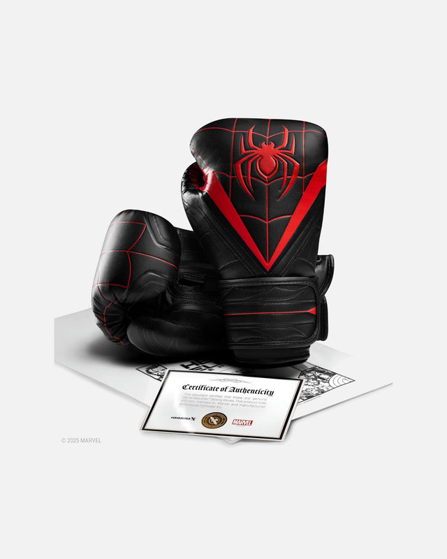 Hayabusa x Marvel Boksehandsker Miles Morales – Sort/Rød