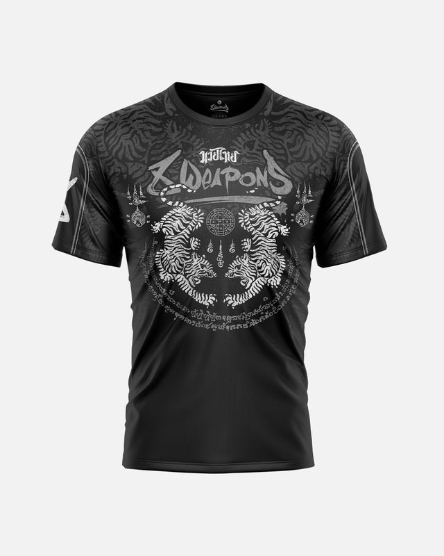 T-shirt 8 WEAPONS Functional – Nero/Grigio