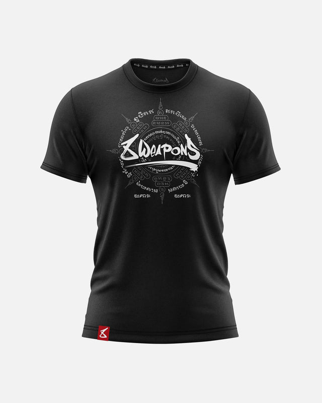 8 WEAPONS T-Shirt 8 Ways Yant 2.0 - Sort