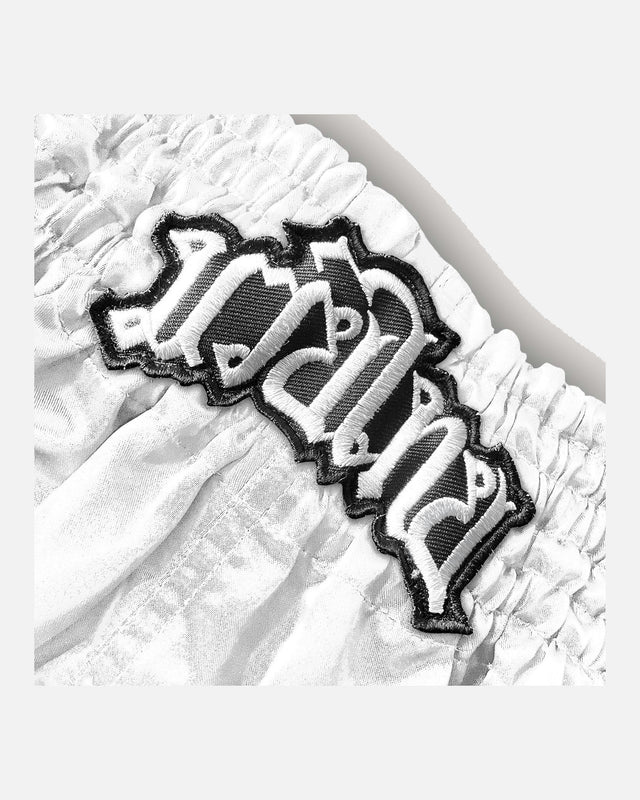 Shorts de Muay Thai 8 WEAPONS Mongkol – Blanc/Noir