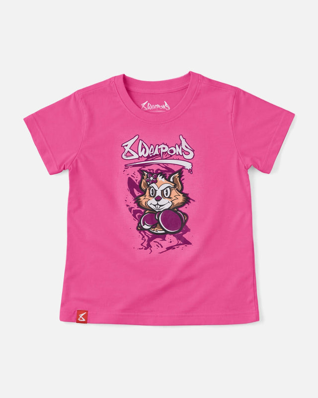 T-shirt 8 WEAPONS Criança – Cor-de-rosa