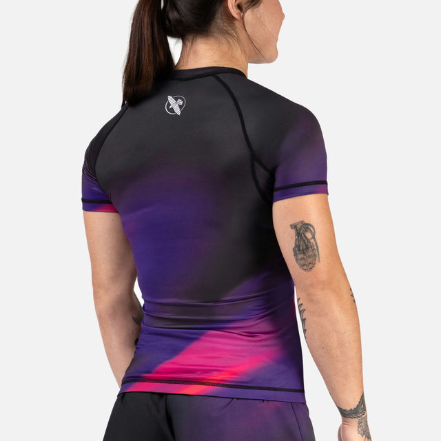Rashguard Hayabusa Apex Nova Mangas Curtas Mulher – Roxo