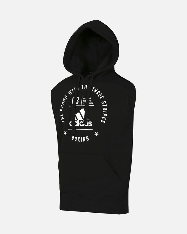Adidas Sleeveless Hoodie Community Boxing – Black/White