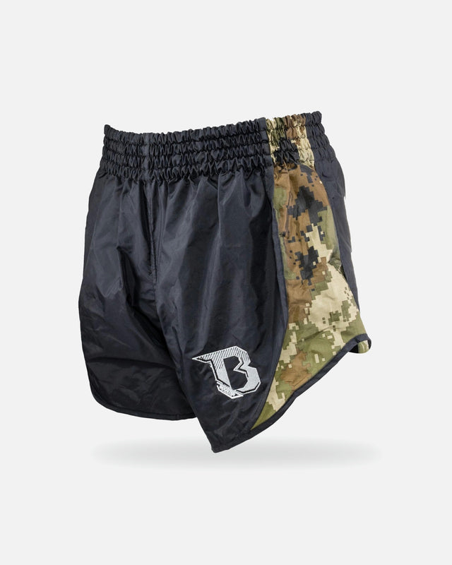 Pantaloncini Muay Thai Booster Retro Hybrid – Verde