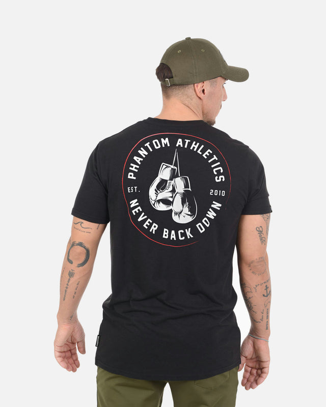 Phantom Athletics Triko Never Back Down – Černé