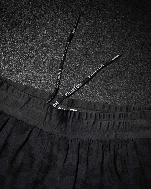 Pantaloni scurți MMA Phantom Athletics Fusion – Panther Negru