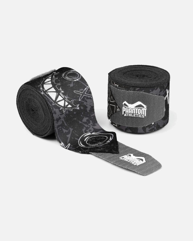Bandaje de box Phantom Athletics Serious – Negru