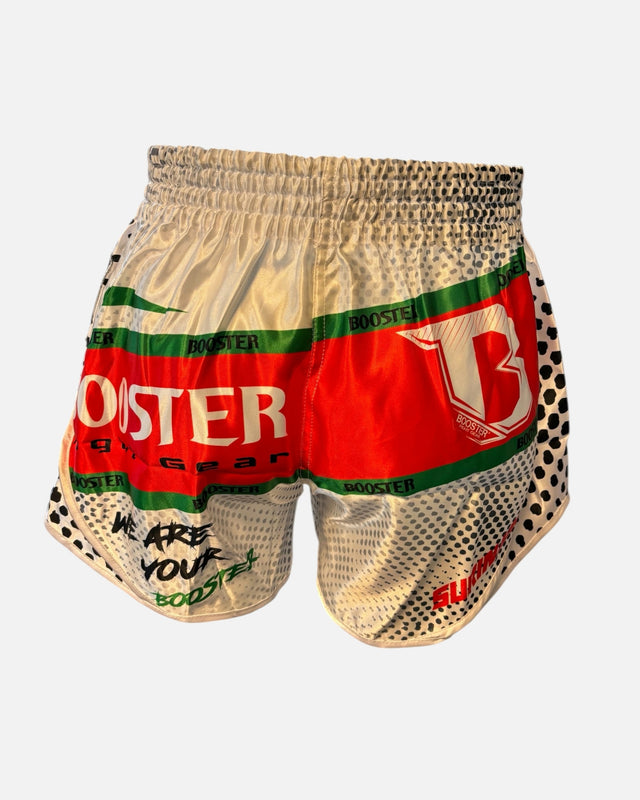 Spodenki Muay Thai Booster Suriname – Białe