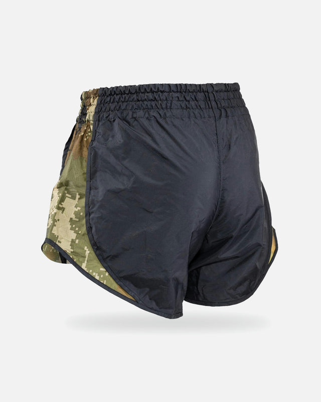 Pantaloncini Muay Thai Booster Retro Hybrid – Verde