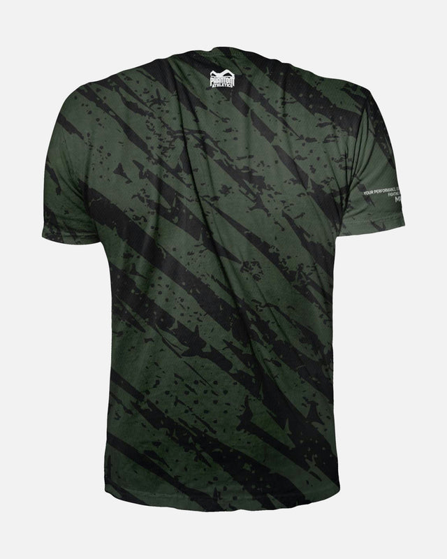 Koszulka treningowa Phantom Athletics EVO Camo Tiger – Zielona