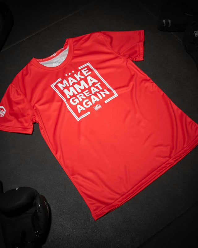 Maglietta da allenamento Phantom Athletics Trainingsshirt EVO Make MMA Great Again – Rosso