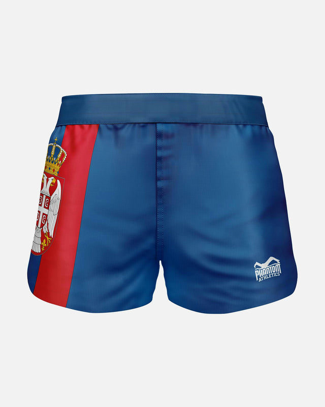 Phantom Athletics MMA-shorts Fusion-R Team Serbia - Rød/Hvid/Blå