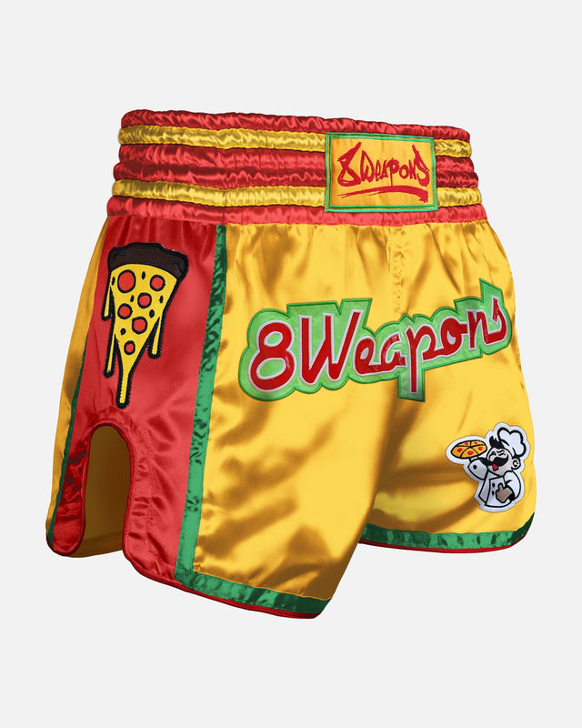 Calções de Muay Thai 8 WEAPONS Muay Pizza