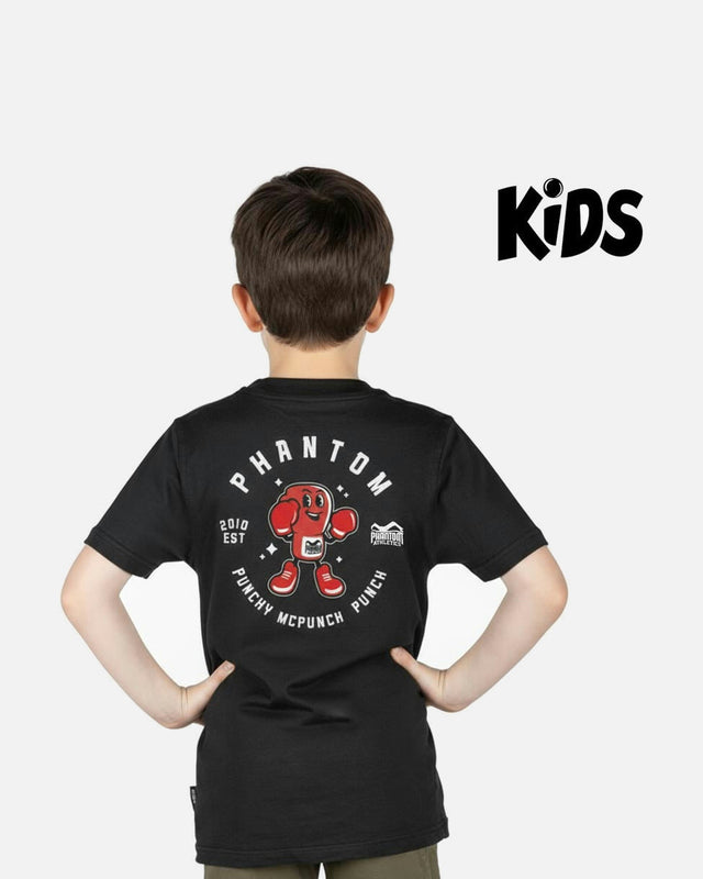 Phantom Athletics T-Shirt Punchy Kids – Black