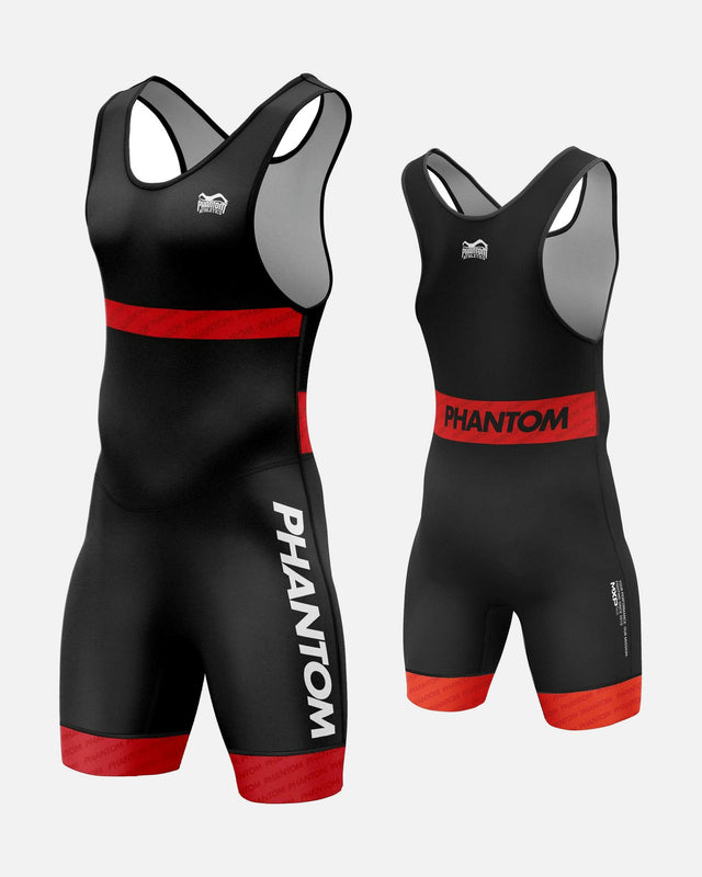 Phantom Athletics Wrestling Singlet Raptor Kids – Red/Blue