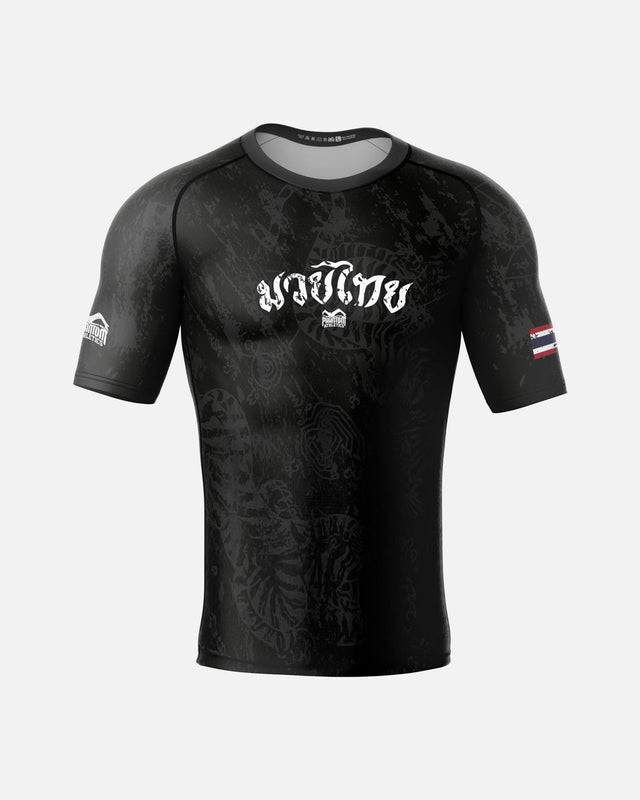 Rashguard Phantom Athletics Muay Thai – Negro/Gris