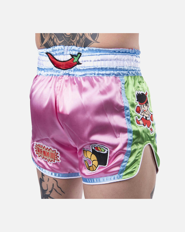 Pantaloncini Muay Thai 8 WEAPONS Yummy – Rosa