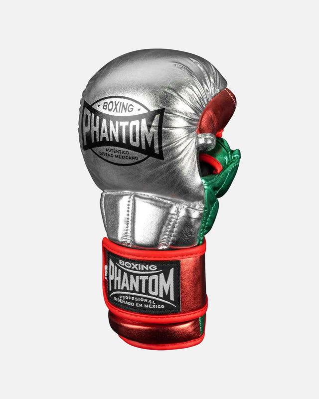 Phantom Athletics MMA-handsker Mexico - Sølv/Grøn/Rød