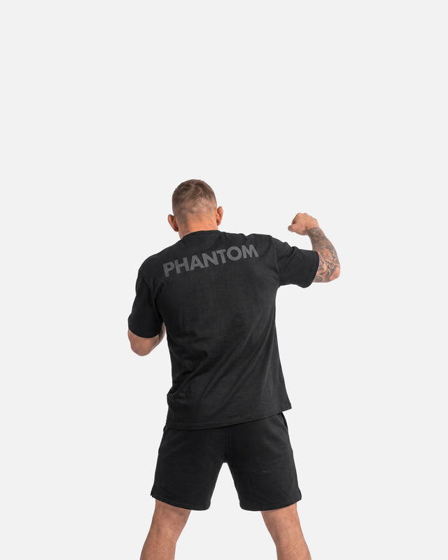 Phantom Athletics T-Shirt Oversize Blacked - Sort