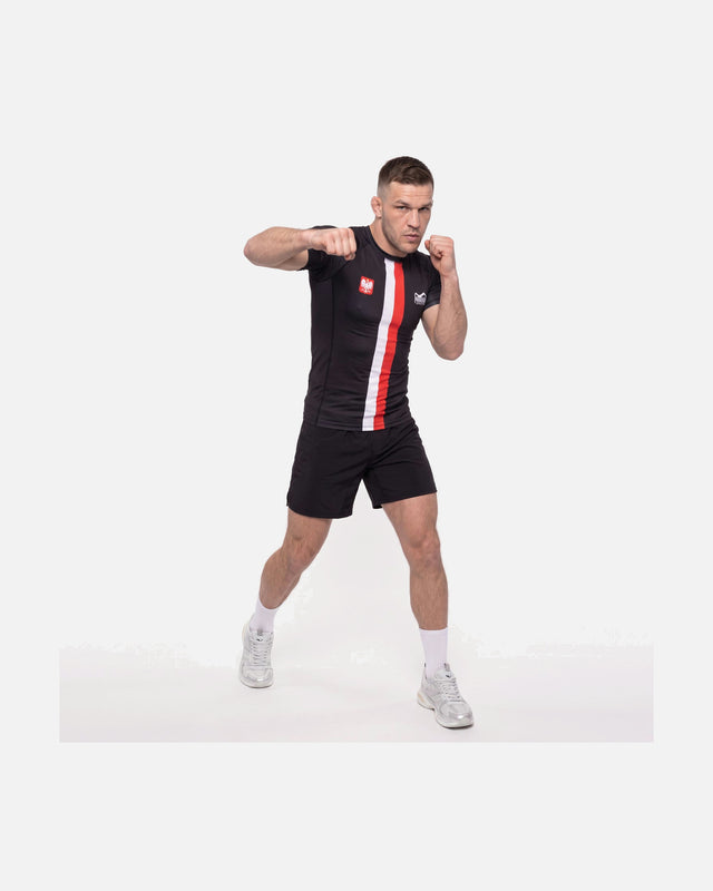 Phantom Athletics Rashguard Team Poland – Preto/Vermelho/Branco