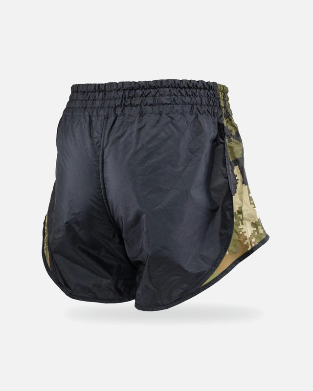 Pantaloncini Muay Thai Booster Retro Hybrid – Verde