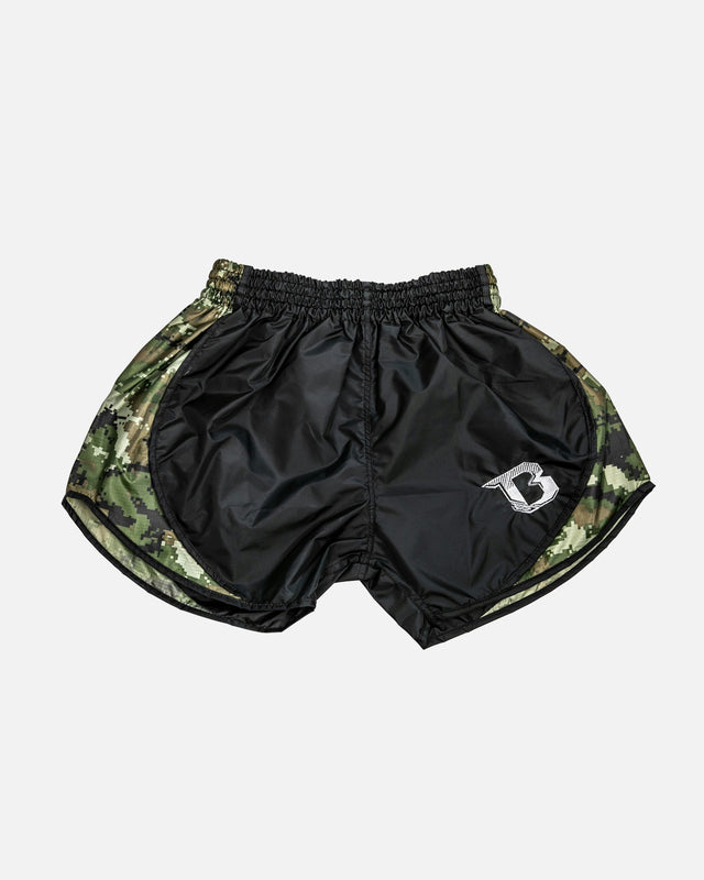 Pantaloncini Muay Thai Booster Retro Hybrid – Verde