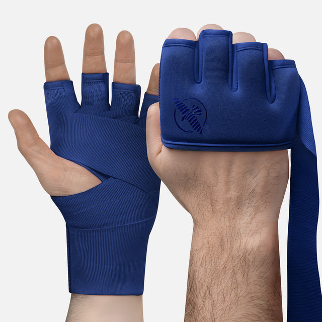 Hayabusa Håndbind Knuckle Guard - Blå