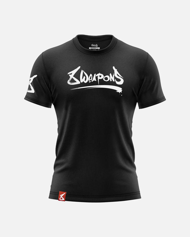 Camiseta 8 WEAPONS Unlimited 2.0 – Negro/Blanco