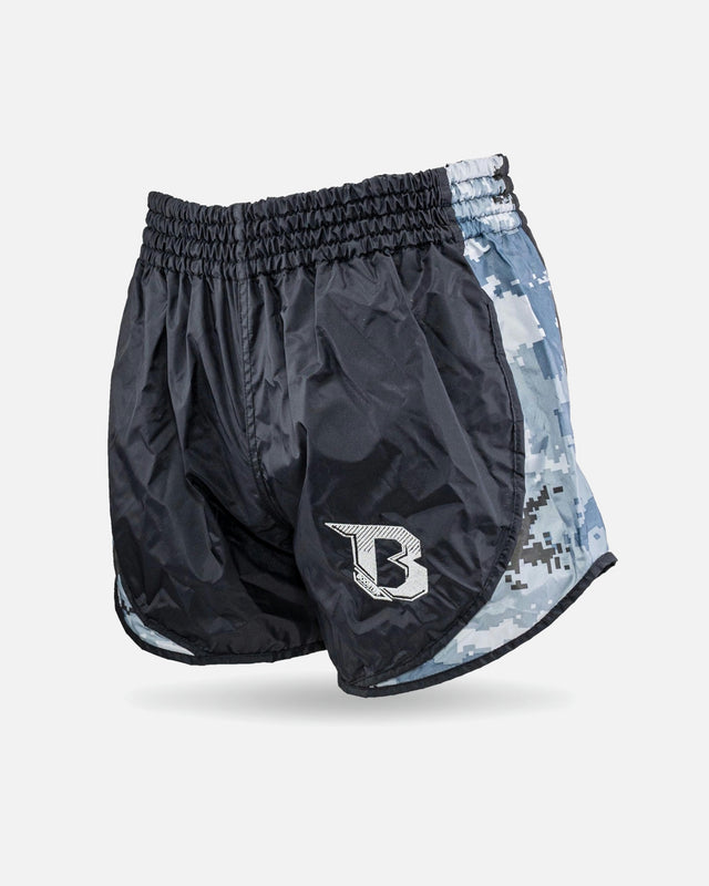 Pantaloncini Muay Thai Booster Retro Hybrid – Grigio