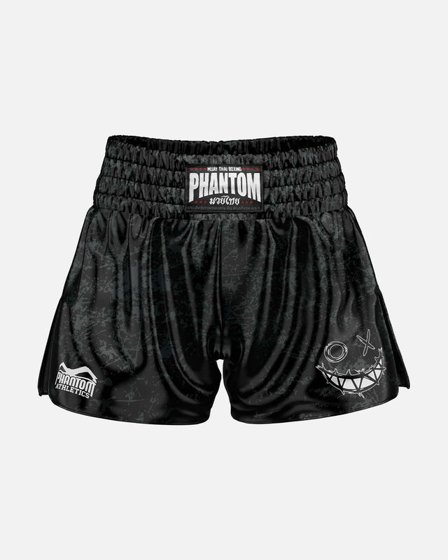 Shorts de Muay Thai Phantom Athletics Serious – Noir
