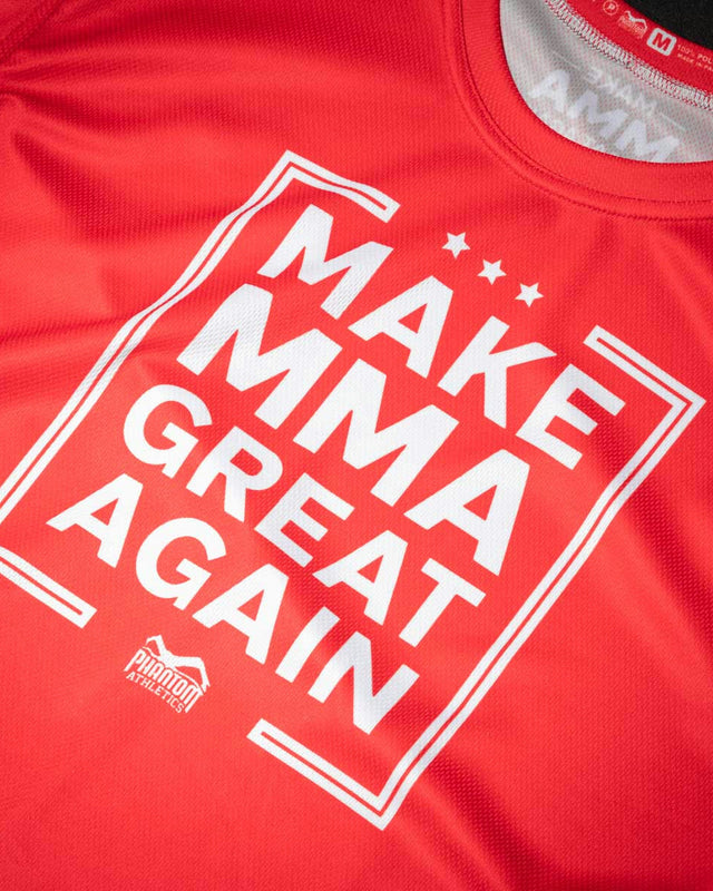 Maglietta da allenamento Phantom Athletics Trainingsshirt EVO Make MMA Great Again – Rosso
