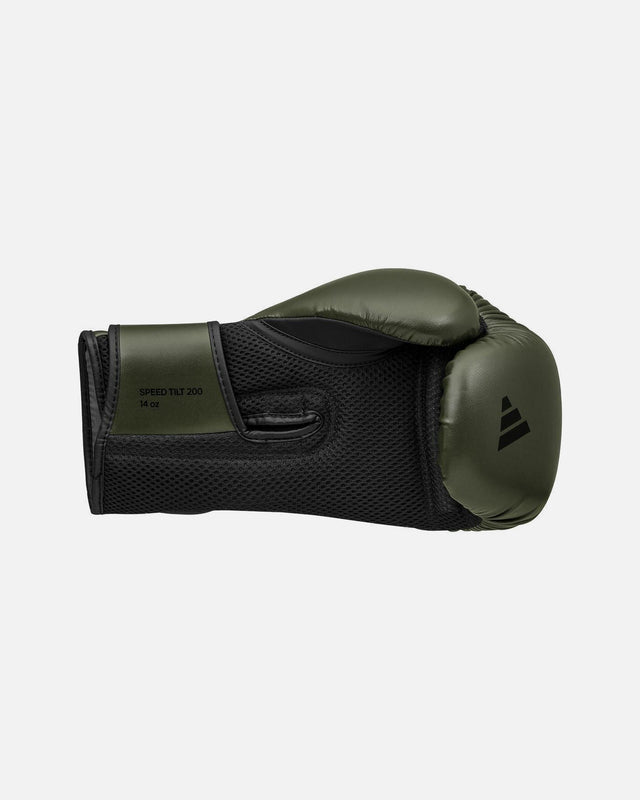 Gants de boxe Adidas Speed Tilt 200 – Vert olive/Noir