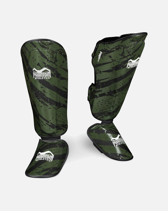 Phantom Athletics Schienbeinschoner Camo Tiger – Grau
