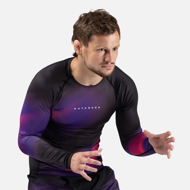 Hayabusa Rashguard Apex Nova Långärmad - Ultraviolett Lila