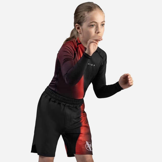 Hayabusa MMA-Shorts Apex Nova Kinder – Rot