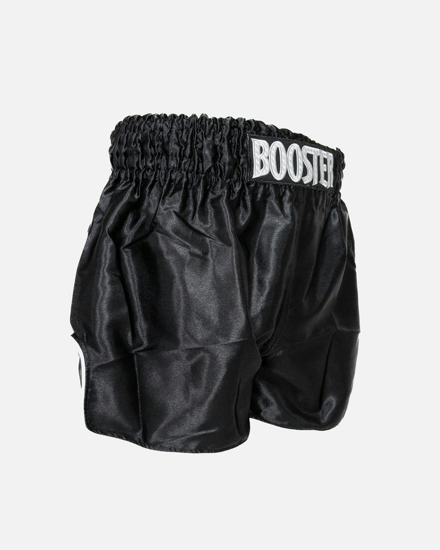 Booster Muay-Thai-Shorts Plain V2 – Schwarz
