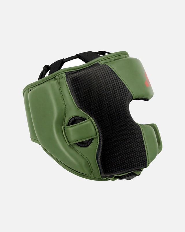 Casco de boxeo Adidas Power 50 – Verde/Rojo