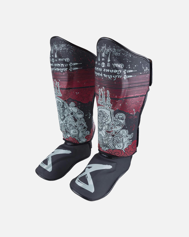 Paratibie 8 WEAPONS Hanuman Yant – Nero/Rosso