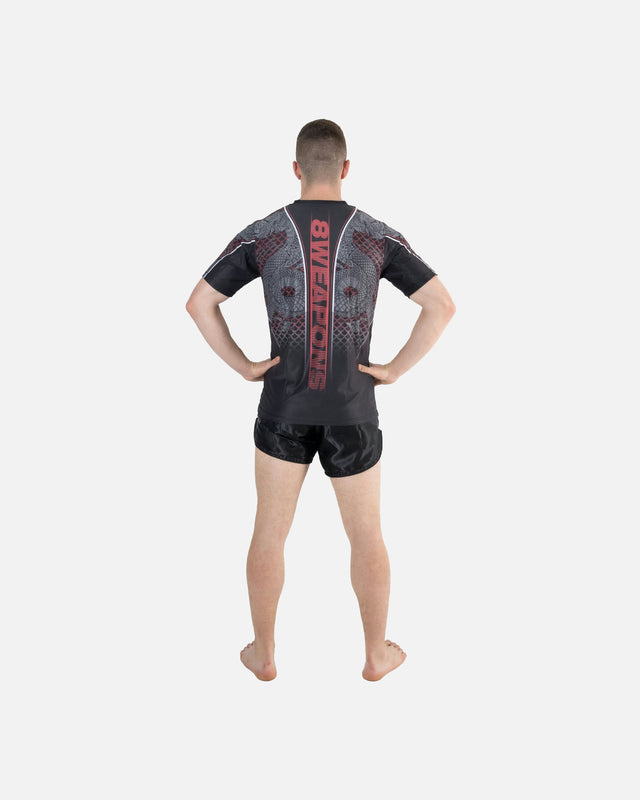 T-shirt fonctionnel 8 WEAPONS Naga Yant – Noir/Rouge
