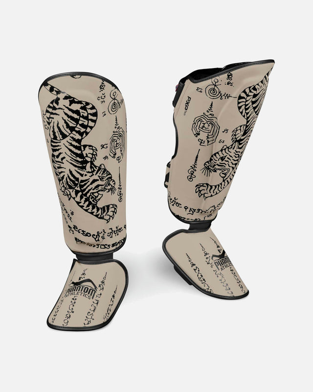 Espinilleras Phantom Athletics Muay Thai – Verde militar
